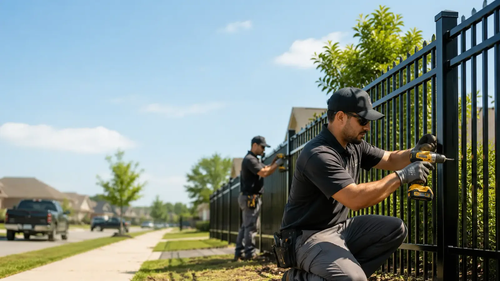 Metal Fence Installation in Luther, OK